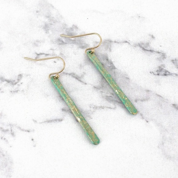 Crave Jewelry - Last Pair Artisan Vintaged Patina Dangle Earrings